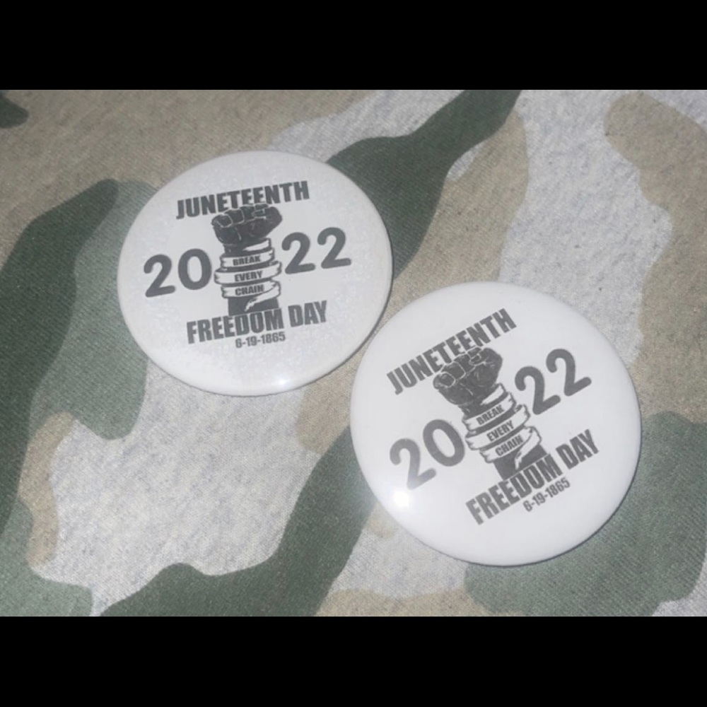 Pin back buttons